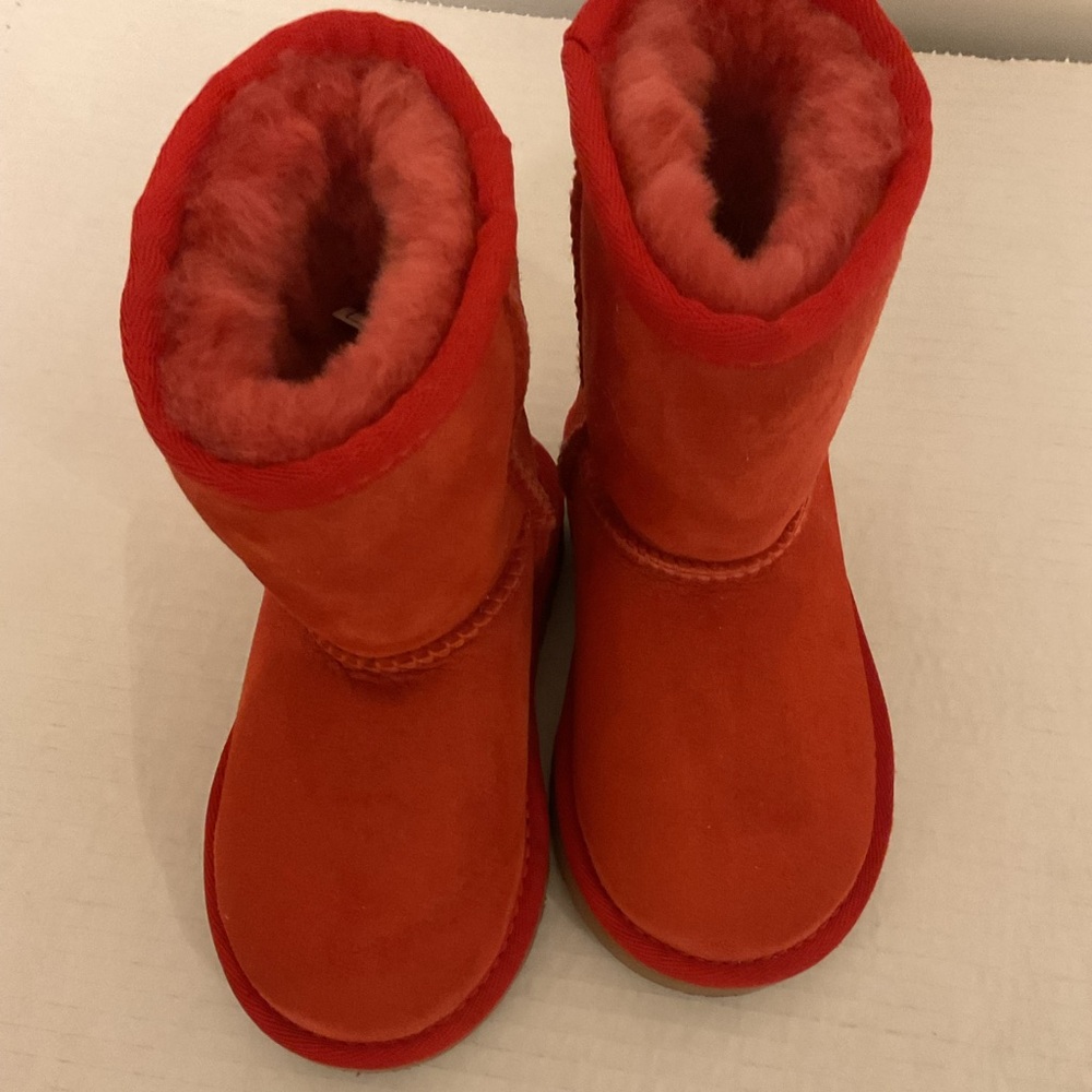 UGG Vibrant Red Shearling Boots